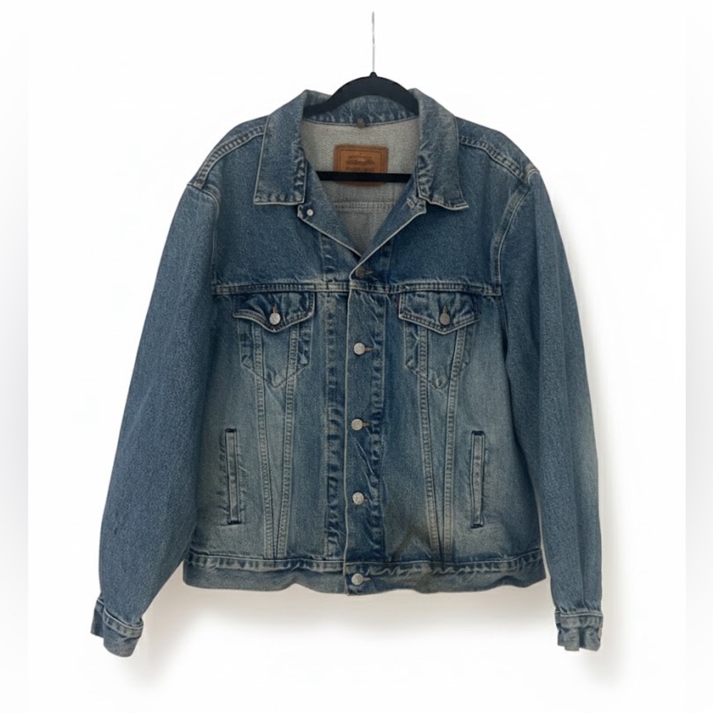 Vintage Calvin Klein the american classic jean trucker jacket XL